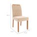 Conjunto de Mesa de Jantar Oval com Tampo de Vidro Off White Valentina e 6 Cadeiras Paola Suede Nude e Cinamomo