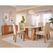 Conjunto de Mesa de Jantar Oval com Tampo de Vidro Off White Valentina e 6 Cadeiras Paola Suede Nude e Cinamomo