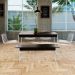 Conjunto de Mesa de Jantar Retangular com 1 Banco Studio Preto e Branco