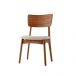 Conjunto de Mesa de Jantar Retangular com Tampo Madeira Grazzia e 8 Cadeiras Parma Linho Bege e Imbuia