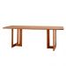 Conjunto de Mesa de Jantar Retangular com Tampo Madeira Talia e 6 Cadeiras Italia Linho Bege e Imbuia