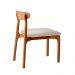 Conjunto de Mesa de Jantar Retangular com Tampo Madeira Talia e 6 Cadeiras Italia Linho Bege e Imbuia