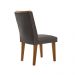 Conjunto de Mesa de Jantar Retangular com Tampo de Vidro Berlim e 4 Cadeiras Alegra Veludo Grafite e Imbuia
