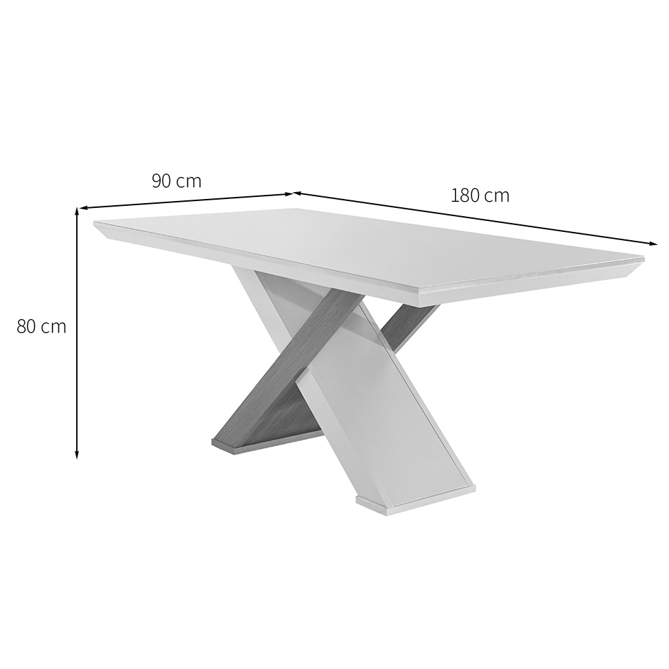 Conjunto de Mesa de Jantar Retangular com Tampo de Vidro Genova e 6 Cadeiras Itália Veludo Grafite e Imbuia