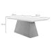 Conjunto de Mesa de Jantar Retangular com Tampo de Vidro Luna e 6 Cadeiras Grécia Linho Grafite e Imbuia