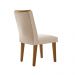 Conjunto de Mesa de Jantar Retangular com Tampo de Vidro Off White Berlim e 4 Cadeiras Alegra Veludo Creme e Imbuia