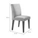 Conjunto de Mesa de Jantar Retangular com Tampo de Vidro Off White Berlim e 4 Cadeiras Bélgica Suede Animalle Chocolate e Imbuia