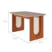 Conjunto de Mesa de Jantar Retangular com Tampo de Vidro Off White Valentina e 4 Cadeiras Fernanda Suede Joli e Cinamomo