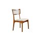 Conjunto de Mesa de Jantar Retangular com Tampo de Vidro Off White Zeus e 8 Cadeiras Gold Linho Creme e Imbuia