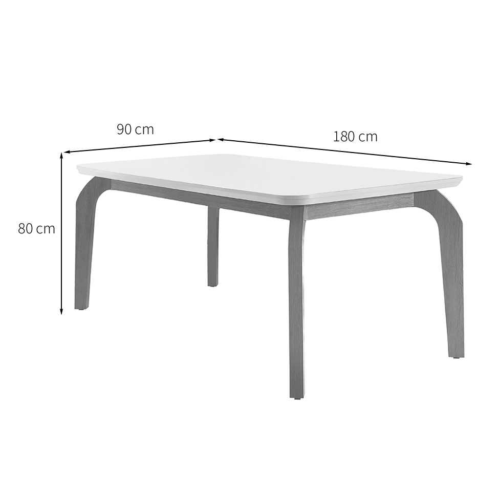 Conjunto de Mesa de Jantar Retangular com Tampo de Vidro Off White e 6 Cadeiras Turquesa Veludo Marrom e Imbuia