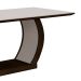 Conjunto de Mesa de Jantar com Vidro e 6 Cadeiras Maia I Linho Castor e Cinza