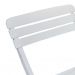 Conjunto de Mesa de Plástico Retangular Desmontável Tiradentes com 6 Cadeiras Dobrável Diamantina Branco