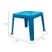 Conjunto de Mesa de Plástico com 2 Cadeiras Infantil Happy Azul