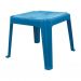 Conjunto de Mesa de Plástico com 4 Cadeiras Infantil Happy Azul
