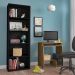 Conjunto de Mesa para Computador Pixel com Estante Multy Pinho e Preto