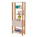 Conjunto de Rack Charlotte 2 PT com Estante Match 1 PT Carvalho e Off White