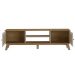 Conjunto de Rack Charlotte 2 PT com Estante Match 1 PT Carvalho e Off White