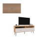 Conjunto de Rack Liberty com Painel para TV até 75 Polegadas Nevada Carvalho e Off White