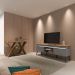 Conjunto de Rack Lumina 2 PT com Aparador Estrela Carvalho e Grafite
