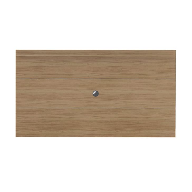Conjunto de Rack Michigan com Painel para TV até 75 Polegadas Nevada Carvalho e Off White