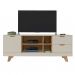 Conjunto de Rack Michigan com Painel para TV até 75 Polegadas Nevada Carvalho e Off White