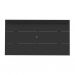 Conjunto de Rack Treviso com Painel para TV 55 Polegadas Slim Preto