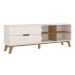 Conjunto de Rack Verona 2 GV com Painel para TV até 42 polegadas Slim Off White e Pinho