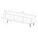 Conjunto de Rack com Painel para TV até 60 polegadas Classic I Nature e Off White 180 cm