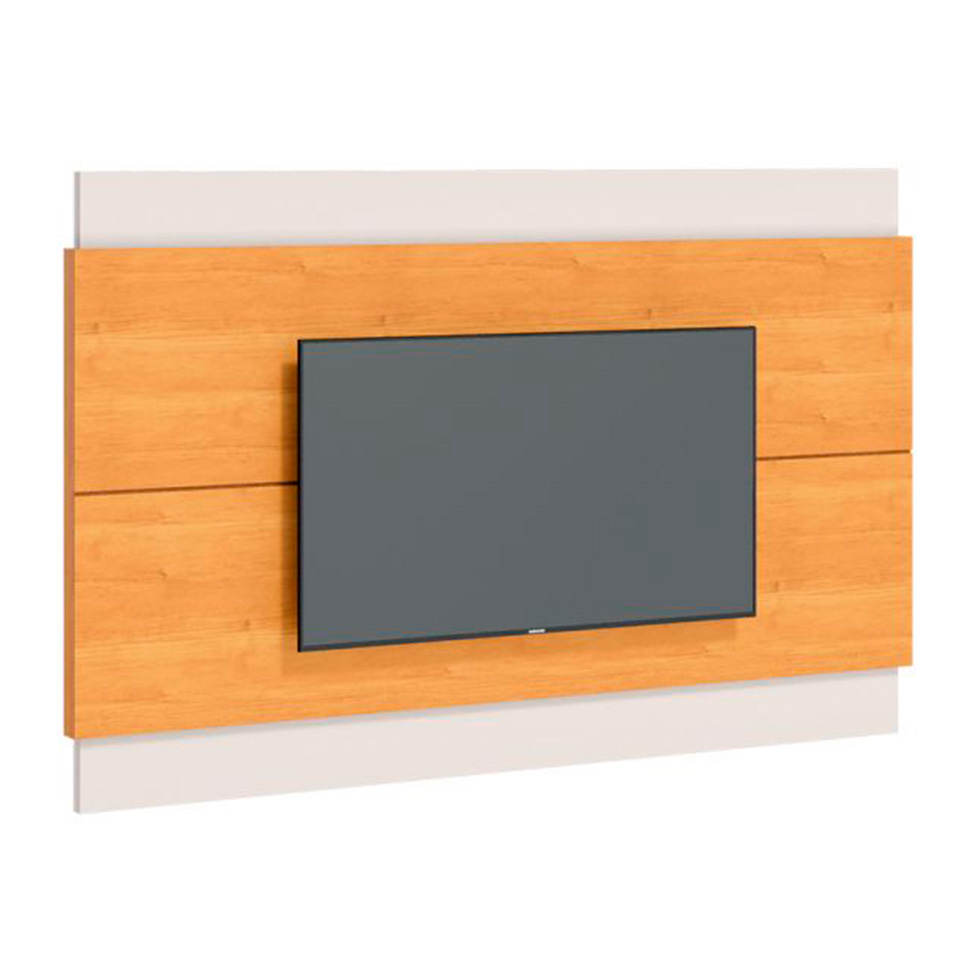 Conjunto de Rack com Painel para TV até 60 polegadas Classic I Nature e Off White 218 cm
