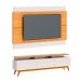 Conjunto de Rack com Painel para TV até 60 polegadas Classic Nature e Off White 180 cm