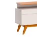 Conjunto de Rack com Painel para TV até 60 polegadas Classic Nature e Off White 180 cm