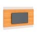 Conjunto de Rack com Painel para TV até 60 polegadas Classic Nature e Off White 218 cm