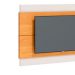 Conjunto de Rack com Painel para TV até 60 polegadas e Mesa de Centro Classic II Nature e Off White 180 cm