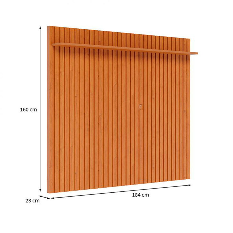 Conjunto de Rack com Painel para TV até 70 polegadas e Mesas de Centro Classic II Nature e Off White