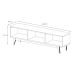 Conjunto de Rack com Painel para TV até 70 polegadas e Mesas de Centro Classic II Nature e Off White