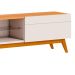 Conjunto de Rack com Painel para TV até 70 polegadas e Mesas de Centro Classic II Nature e Off White