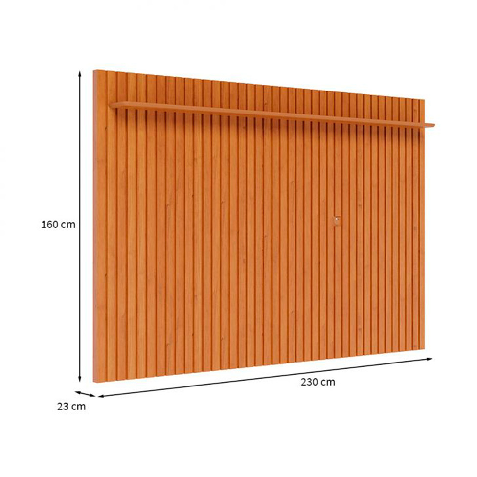 Conjunto de Rack com Painel para TV até 75 polegadas Classic II Nature