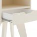 Conjunto de Sala de Estar Cine com Painel para TV até 40 polegadas, Mesa de Centro e Mesa Lateral Pinho e Off White
