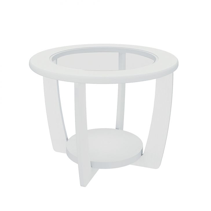 Conjunto de Sala de Estar Nature com Rack para TV até 65 polegadas 1 PT 2 GV, Buffet e Mesa de Centro Naturale e Branco