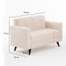 Conjunto de Sofá 2 e 3 Lugares Vitrola Suede Bege