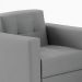 Conjunto de Sofá 3 Lugares com 1 Poltrona Vitrola Suede Cinza