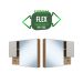 Conjunto para Banheiro com Cuba Pamplona 4 PT 1 GV Mel e Arenas