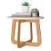 Conjunto para Sala de Estar Charlotte com Rack 2 PT, Buffet 1 PT e Mesa de Centro Carvalho e Off White