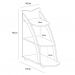 Conjunto para Sala de Estar Mundi com Rack para TV até 65 Polegadas, Mesa de Centro e Mesa Lateral Cedro e Off White