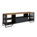 Conjunto para Sala de Estar Paricel com Rack 1 GV e Estante 40cm Preto