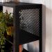 Conjunto para Sala de Estar Paricel com Rack 1 GV, Aparador, Estante 40cm e Estante 77cm Preto