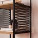 Conjunto para Sala de Estar Paricel com Rack 2 PT, Prateleira Diamante, Estante 40cm e Estante 77cm Preto e Mel