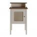 Conjunto para Sala de Estar Royal com Rack, Mesa de Centro e Mesa Lateral Pinho e Off White