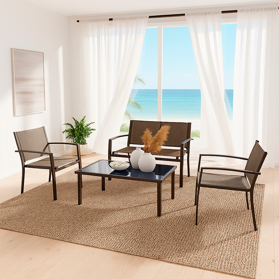 Conjunto para Terraço Relax Cinza