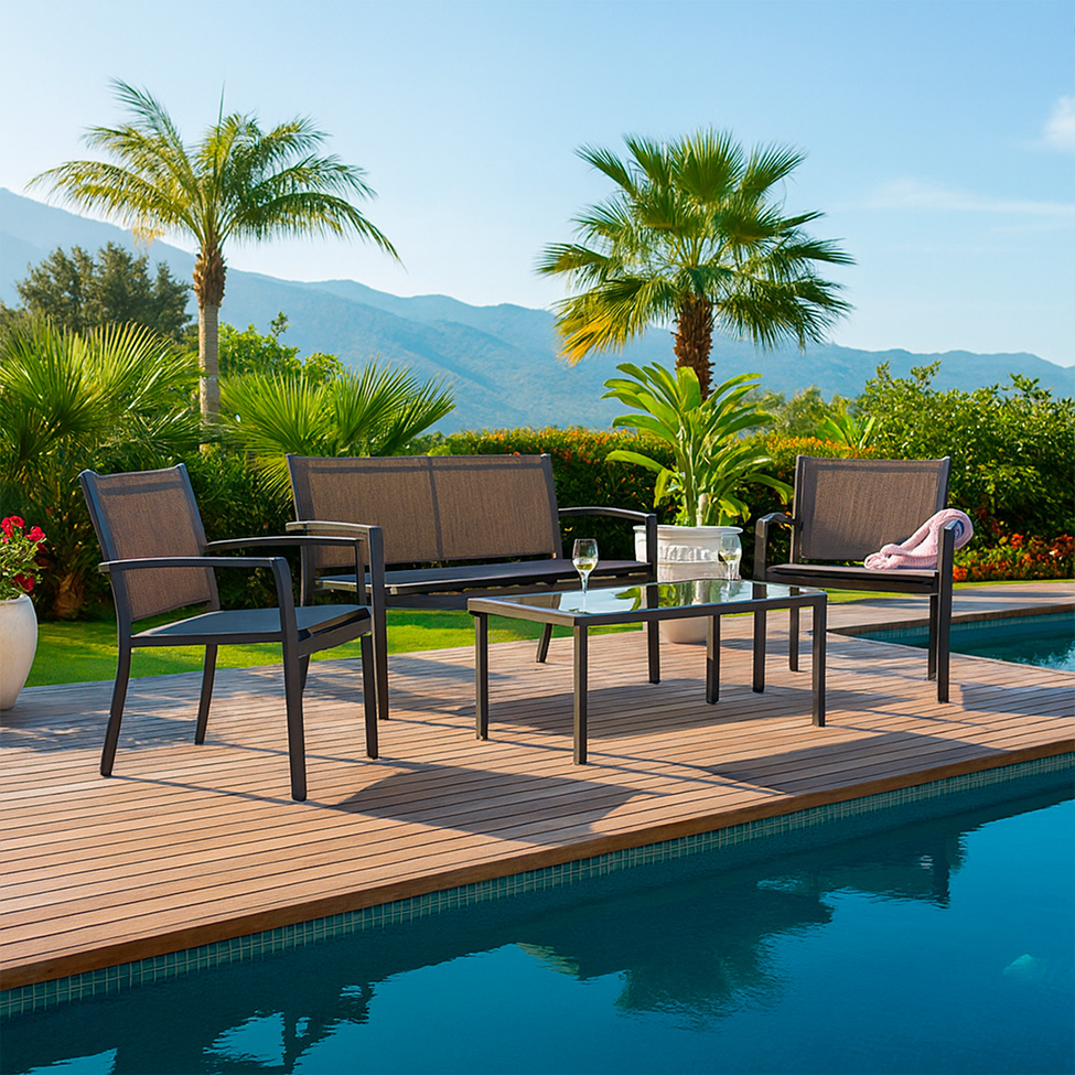 Conjunto para Terraço Relax Cinza